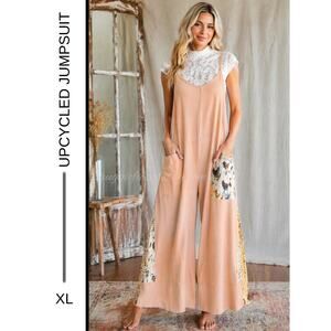 ✨Upcycled Patchwork Jumper – Size XL (Fits L) | Star Cutout ✨SAME DAY SHIP